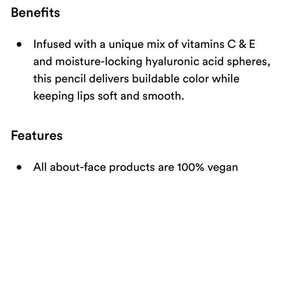 $7❤️‍🔥 LAST 1! about-face Matte Fix Lip Liner SOUND THE ALARM 👄 NEW IN BOX Red - Picture 7 of 7